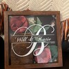 Personalized Wedding Day Gift Keepsake Display Shadowbox Split Single ...