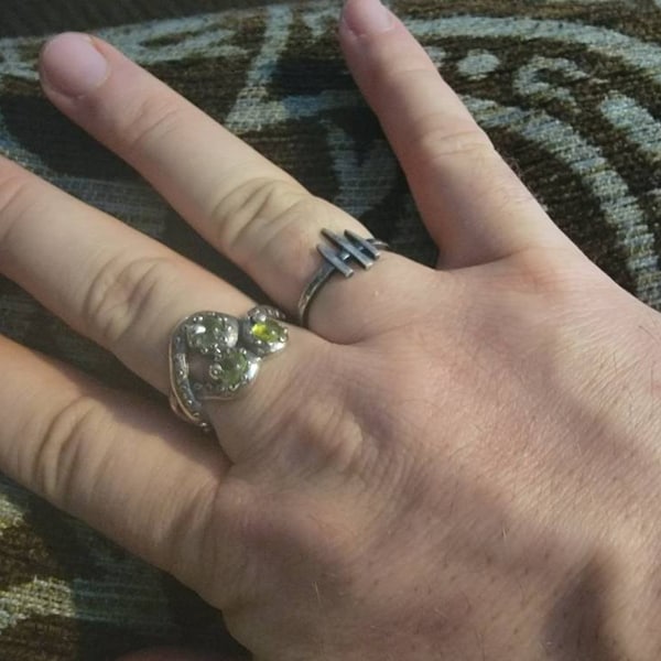 AI289 - Anti Tarnish Ocean Relic Ring