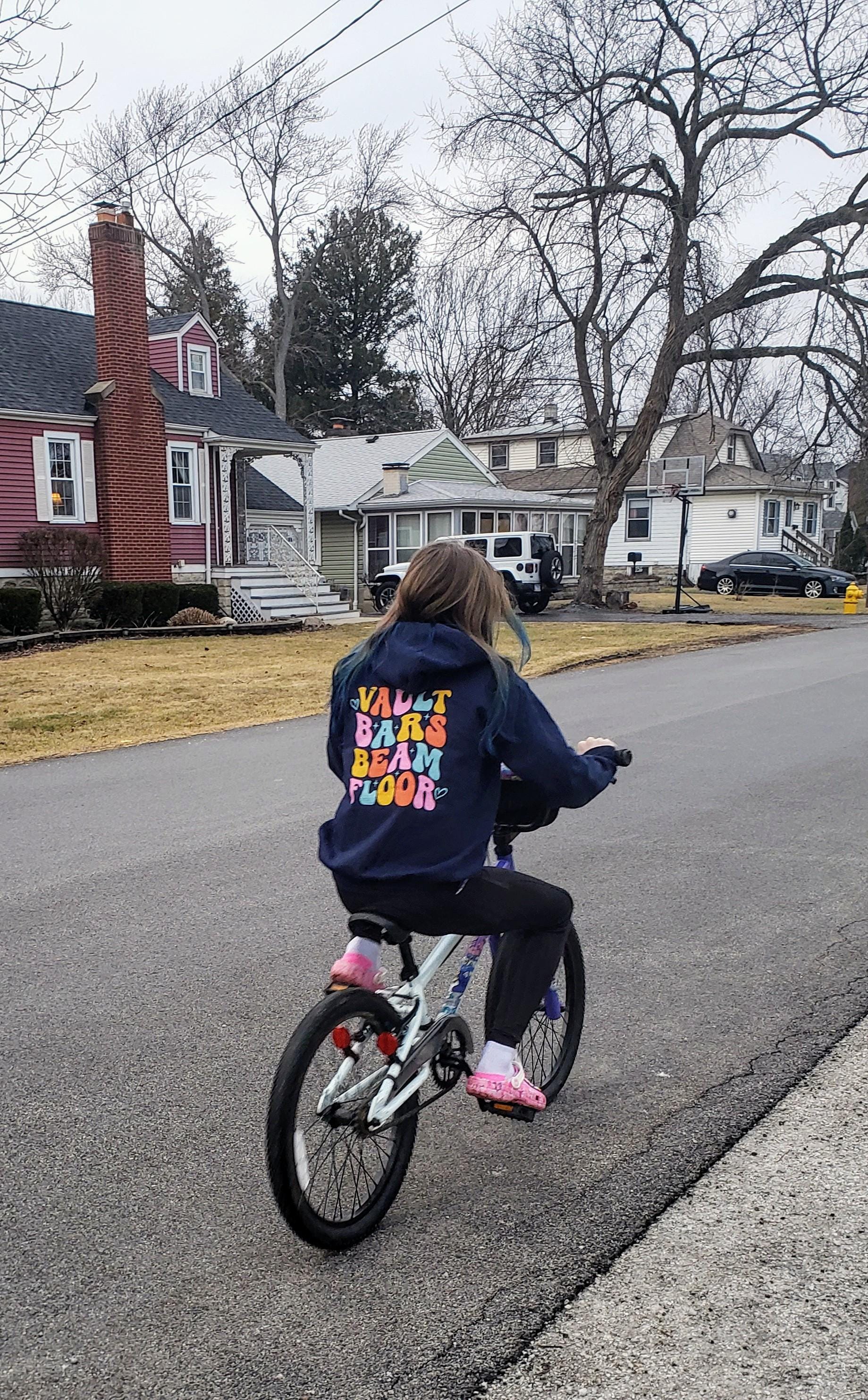 Personalized Gymnast Sweatshirt, Custom Gymnast Hoodie, Vault Floor Bars Beam, Gymnastics T-Shirt, Youth Gymnastic Sweatshirt, Gymnast Gift