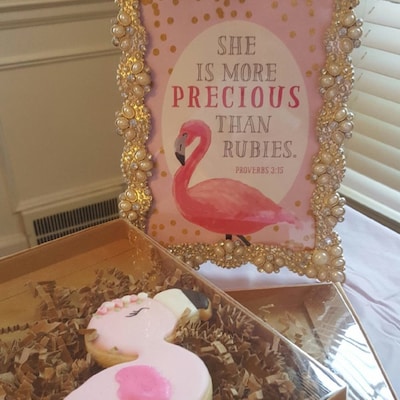 DIGITAL Let's Flamingle Party Printable Flamingo Wall - Etsy