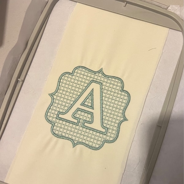Embossed Machine Embroidery Font Monogram Alphabet - 4x4 Size BX Files ...