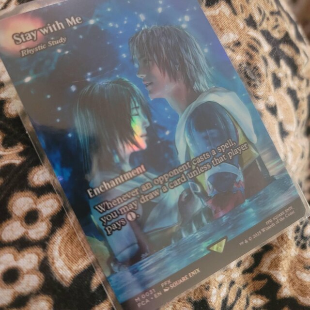 final fantasy mtg stay with me Rhystic Study (showcase)