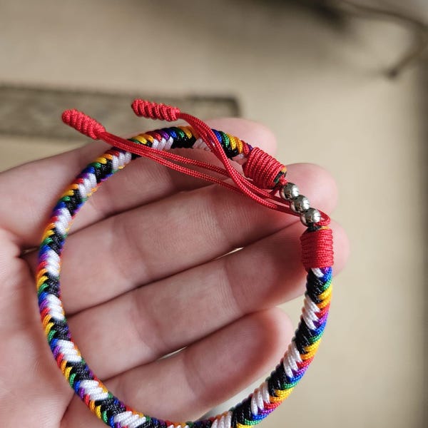LAMIBEE Pride LGBTQAI+ Love Wins Tibetan Wrist Wrap Non-Binary