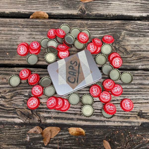 Un-official Handmade Fallout Cap Stash - With or Without Caps - Etsy