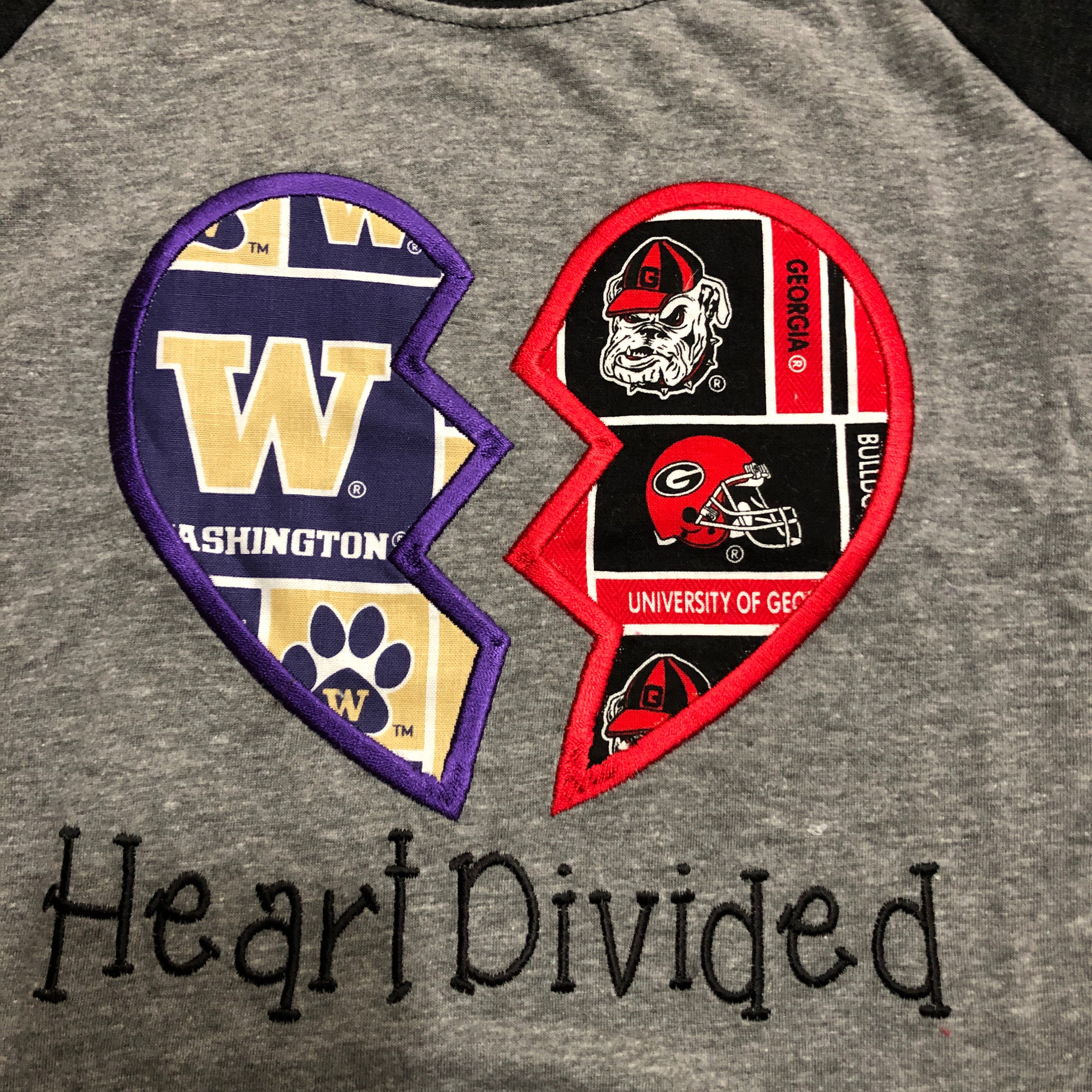 House Divided NFL Shirt Personalized TShirt Birthday Party Etsy