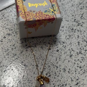 Customer photo from Kodiak, Custom Raw Birthstone Family Necklace, Mother's Day Gift
