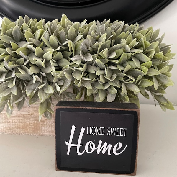 Wood Spring Blocks, Reversible Sign, Spring Decor, Spring Decoration ...