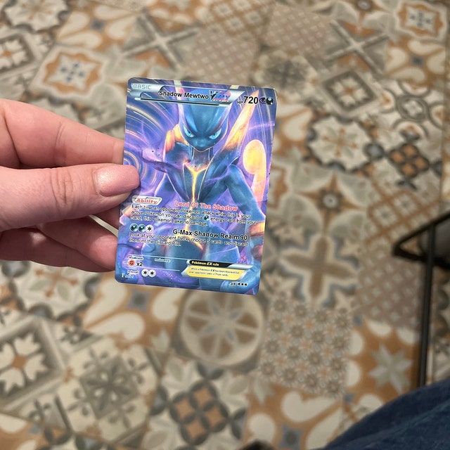 Shadow Mewtwo VMAX Pokemon Card - Etsy