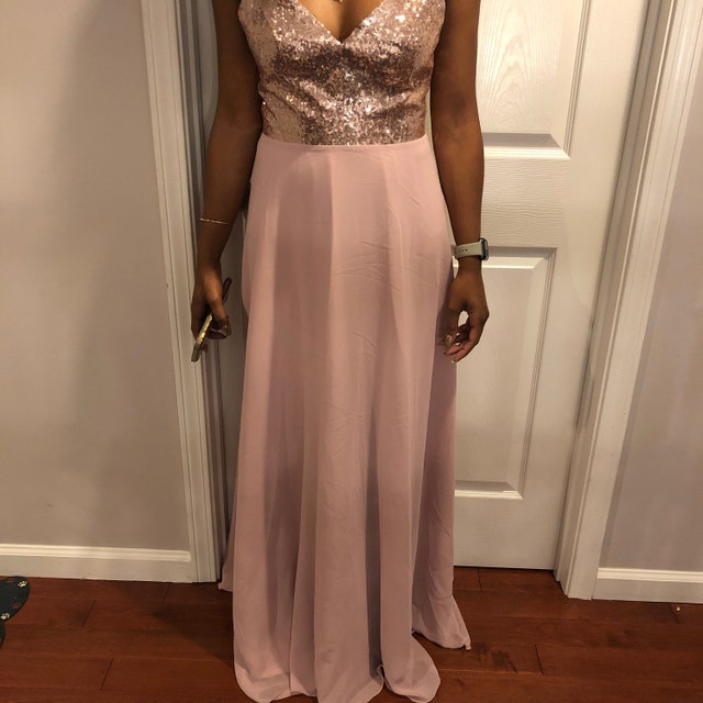 golden globes 2025 best dressed women Chiffon One Shoulder A-line Gown by Ladivine CD415 – ABC Fashion main image 1