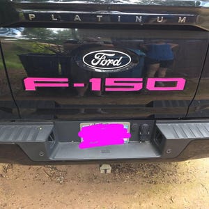 Fortnite Pack 2025 Para Puerta Trasera Ford F-150 Letras Negras Insertar Calcomanías IPhone Subasta