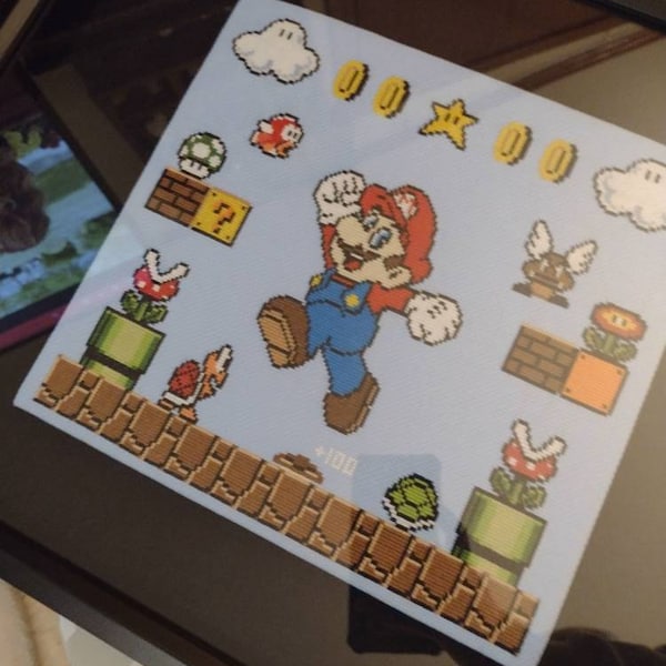 Super Mario -retro Video Game Super Mario - Cross Stitch Pattern PDF ...
