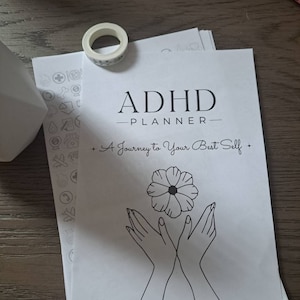 Mega adhd planner bundle for adults printable a4,Ultimate Life planner bundle 2024,Productivity planner journal,personal planner inserts a5