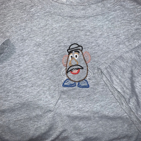 Toy Story Mr Potato Head Digital Embroidery Machine Applique Design ...