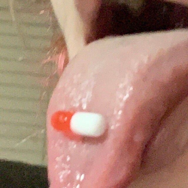 Xanax bar clearance tongue ring