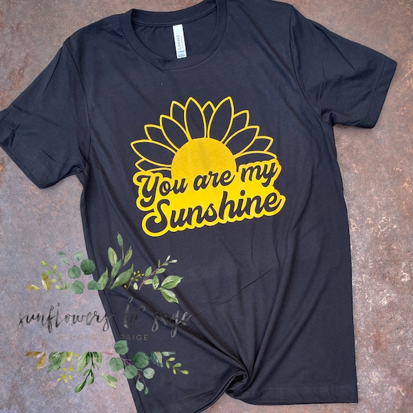 You Are My Sunshine SVG / Sunflower Quote SVG / Cut File / Clipart ...