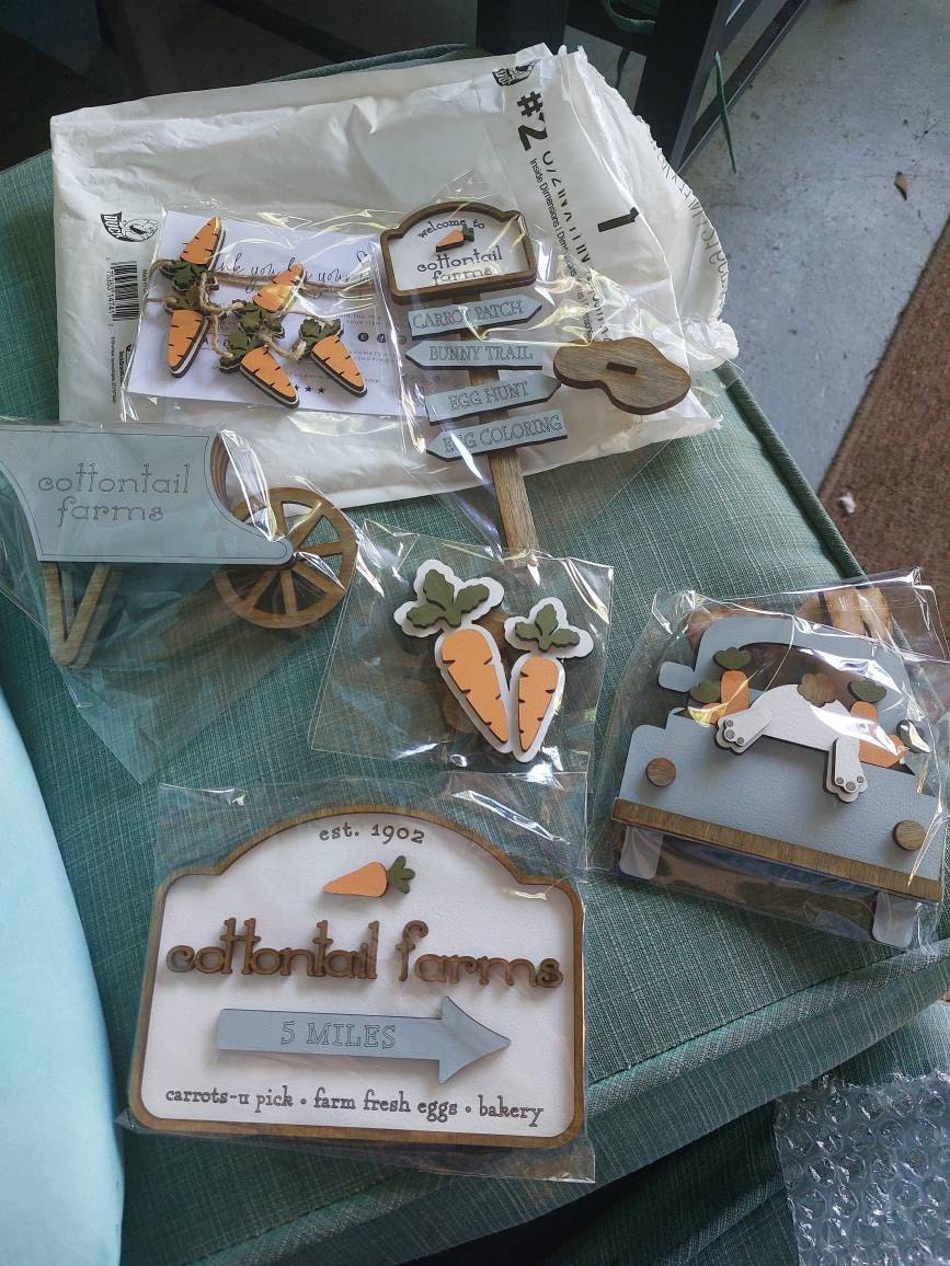 Easter Decor for Tiered Trays | Easter Tiered Tray Decor | Easter Tiered Tray | Easter Table Decor |  Easter Decor Farmhouse | Easter Decor