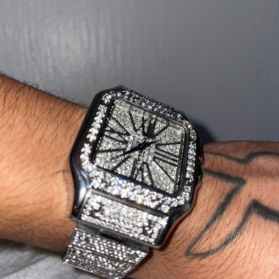 Hip Hop Iced Out Watch - Etsy