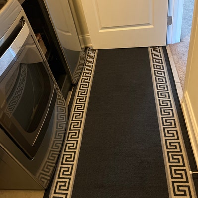 CWCQGH Patchwork Rustic Carpet Runners, 8ft/ 10ft/ 12 Feet