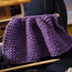 Amrka Super Chunky Cotton Knitting Yarn 100g Ball - Blue & Purple Hand Crochet Yarn