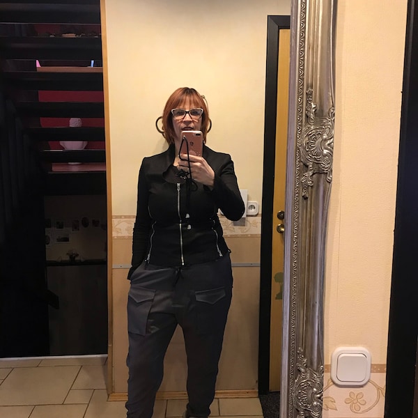 Avant-Garde Drop-Crotch Trousers