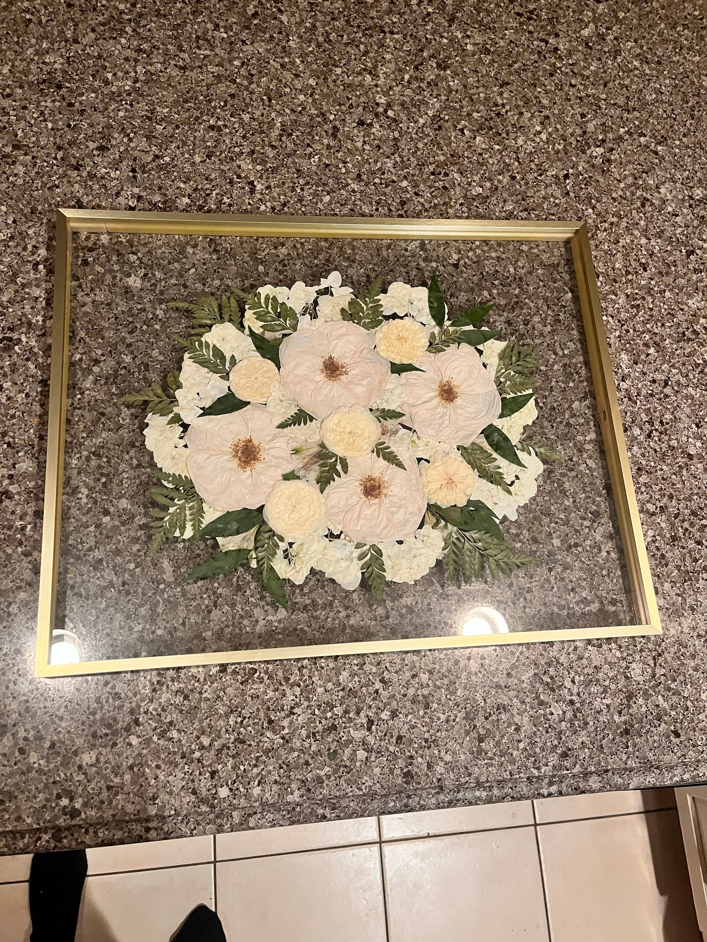Preserved flowers from Etsy buyer's etsy review