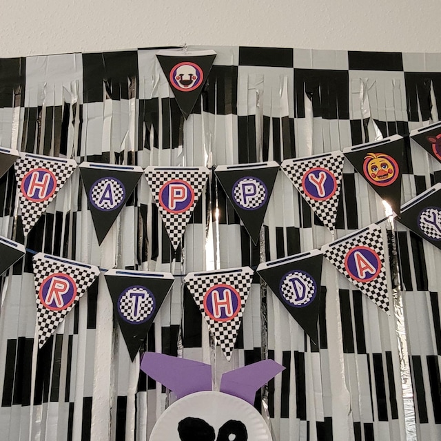 Personalised Five Nights At Freddy's Birthday Banner - Any Name & Age - Unofficial