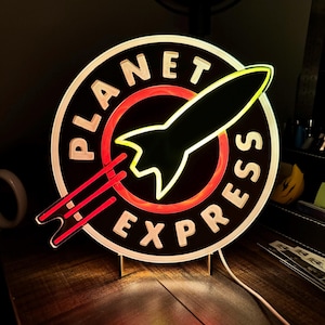Autocollant Futurama – Planet Express – Décalcomanie 3M – USA – NEUF