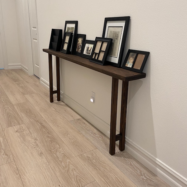 Wood Breakfast Bar Bar Height Table Drink Table Rustic Bar Top Table ...