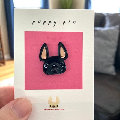Black French Bulldog Pin Dog Enamel Pin Puppy Pin Dog Pin - Etsy