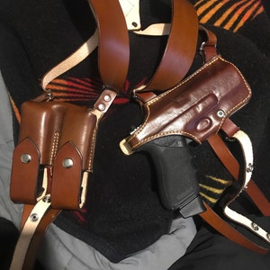 SIG Sauer P365 Shoulder Holster With Double Magazine Right - Etsy