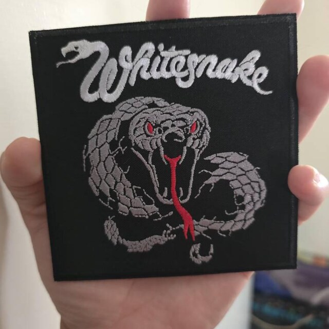 Whitesnake Patch - Snake English Hard Blues Rock Glam Heavy Metal