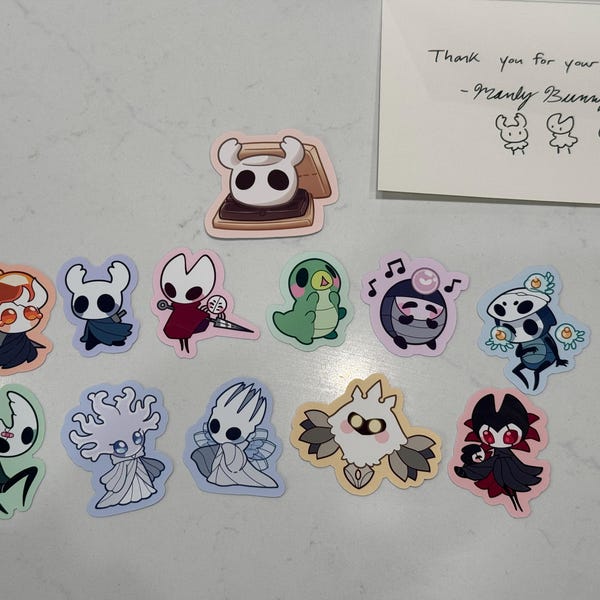Hallow Block Sticker Hollow Knight Inspired Vinyl Stickers | Little Hallownest - Etsy