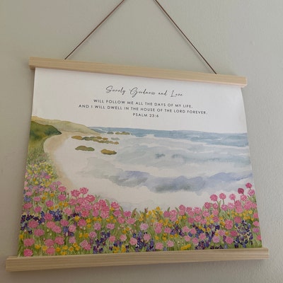 Find Rest in God Psalm 62:5, Christian Wall Art, Christian WATERCOLOR ...