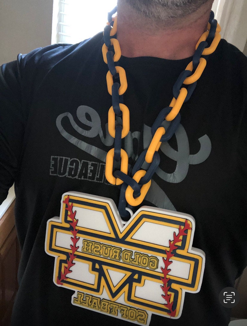 Custom 3D Printed Turnover Oversized Sports Chains