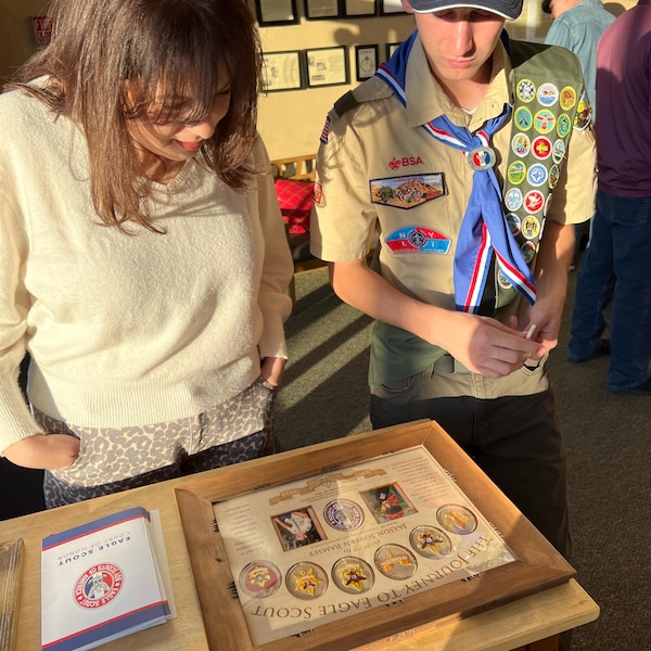 Journey to Eagle Plaque, 11x14 Wood Plaque, Eagle Scout Patches ...