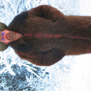 Mens buffalo fur coat shop