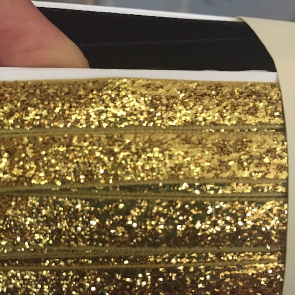 Glitter Gold Metallic Ribbon - Etsy