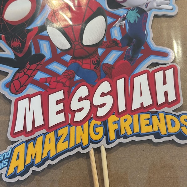 Personalized Character Cake Topper - Etsy