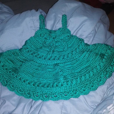 Crochet PATTERN Baby Dress & Cardigan Set N 339 Size 0-3 - Etsy