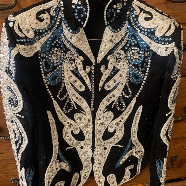Veste Western Showmanship Galaxy Leathers – Chemise équitation Femmes, Neuve, Inde