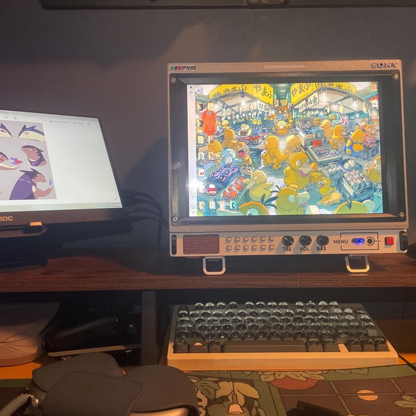 Retro Pc&gaming Monitor | 12.3" 2.4K Display, Nostalgic Tech Decor for ...