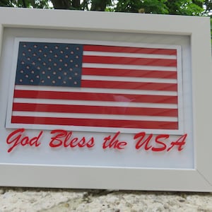 Download 3d Layered American Flag Svg Files For Cricut 4th Of July Etsy