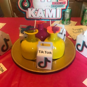 Tiktok Cake Topper Toper Para Pastel De Tiktok Etsy