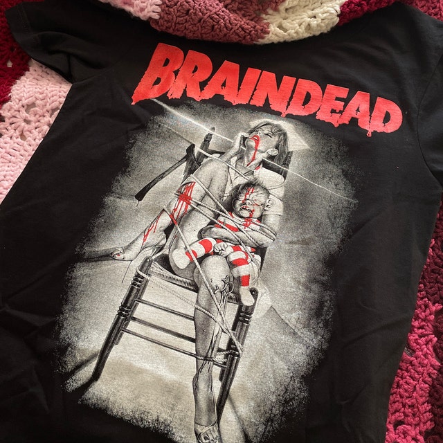 Tシャツ・カットソー BRAIN DEAD SS24 \"Forgotten Forest\" shirt (T04001853RD RED) Forgotten Forest Short Sleeve Button Up Shirt - Red – Brain Dead