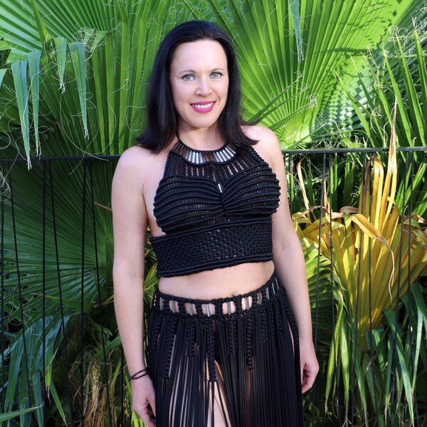 WHITE MACRAME DRESS Boho Wedding Dress Macrame Wedding Dress