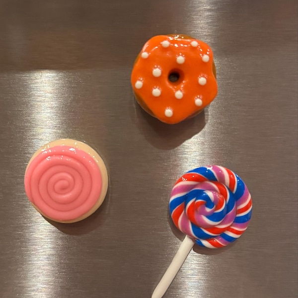 Handmade Polymer Clay Magnets - Etsy