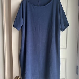 T-SHIRT TUNIC - Indie Sewing Pattern - Oversized Linen Shift