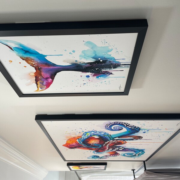 Whale Tail Limited Edition Watercolor Art Print by Slaveika Aladjova ...
