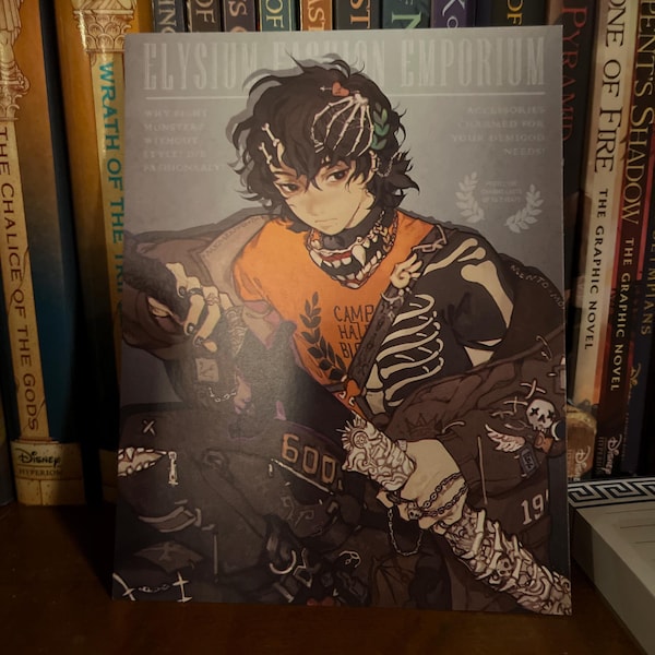 Percy Jackson - Nico Di Angelo Skeleton Sticker [PRE-ORDER] - Etsy