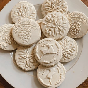 GZhaimai Lot De 2 Tampons à Biscuits De 100 G, Moule à Gâteau De Lune